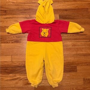 Vintage 90s Winnie the Pooh Bodysuit One Piece, Disney, Baby Size 24 months